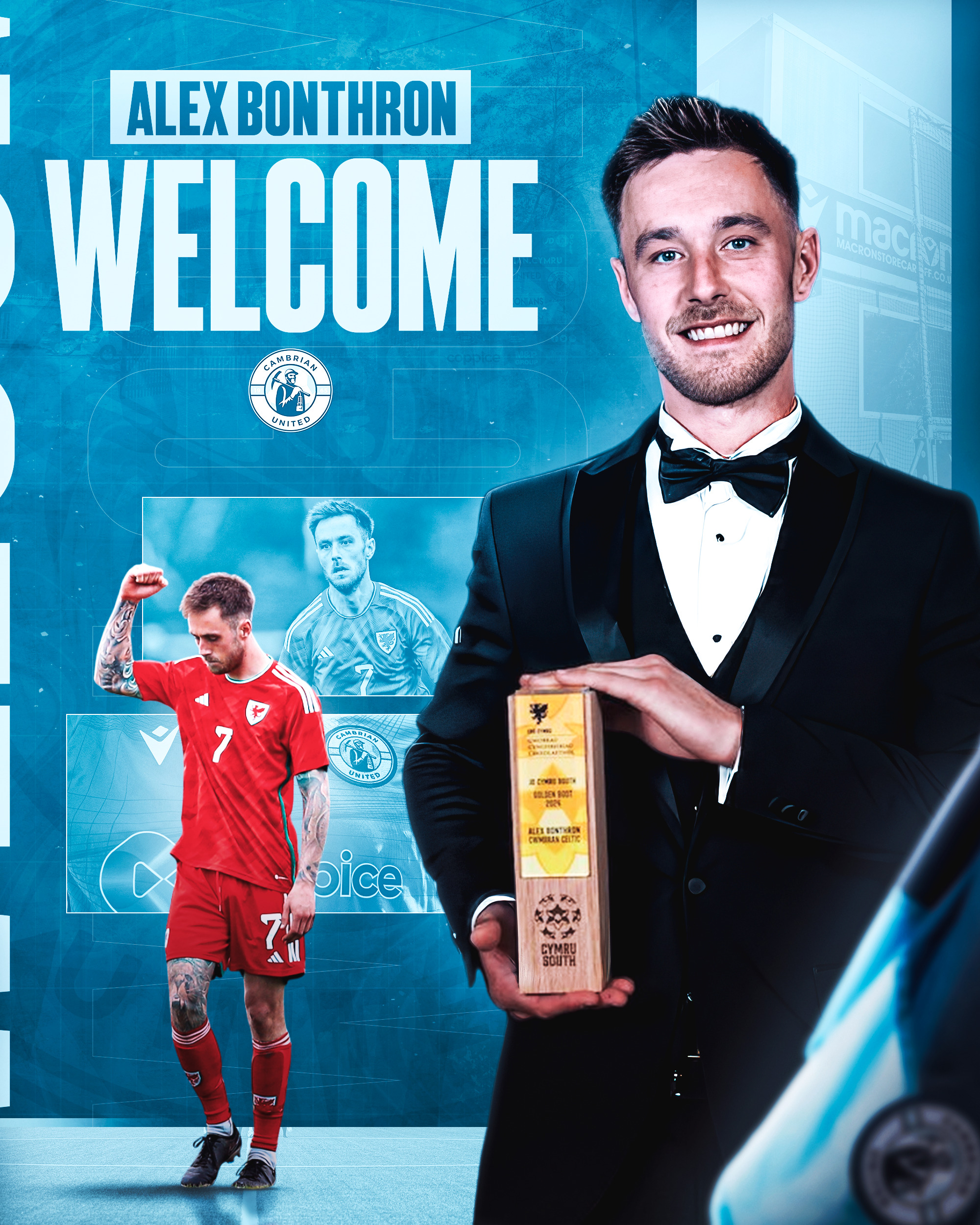 Cambrian United Complete Signing of Alex Bonthron